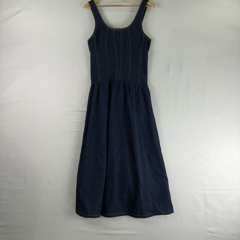 MDM Lux Denim Maxi Dress